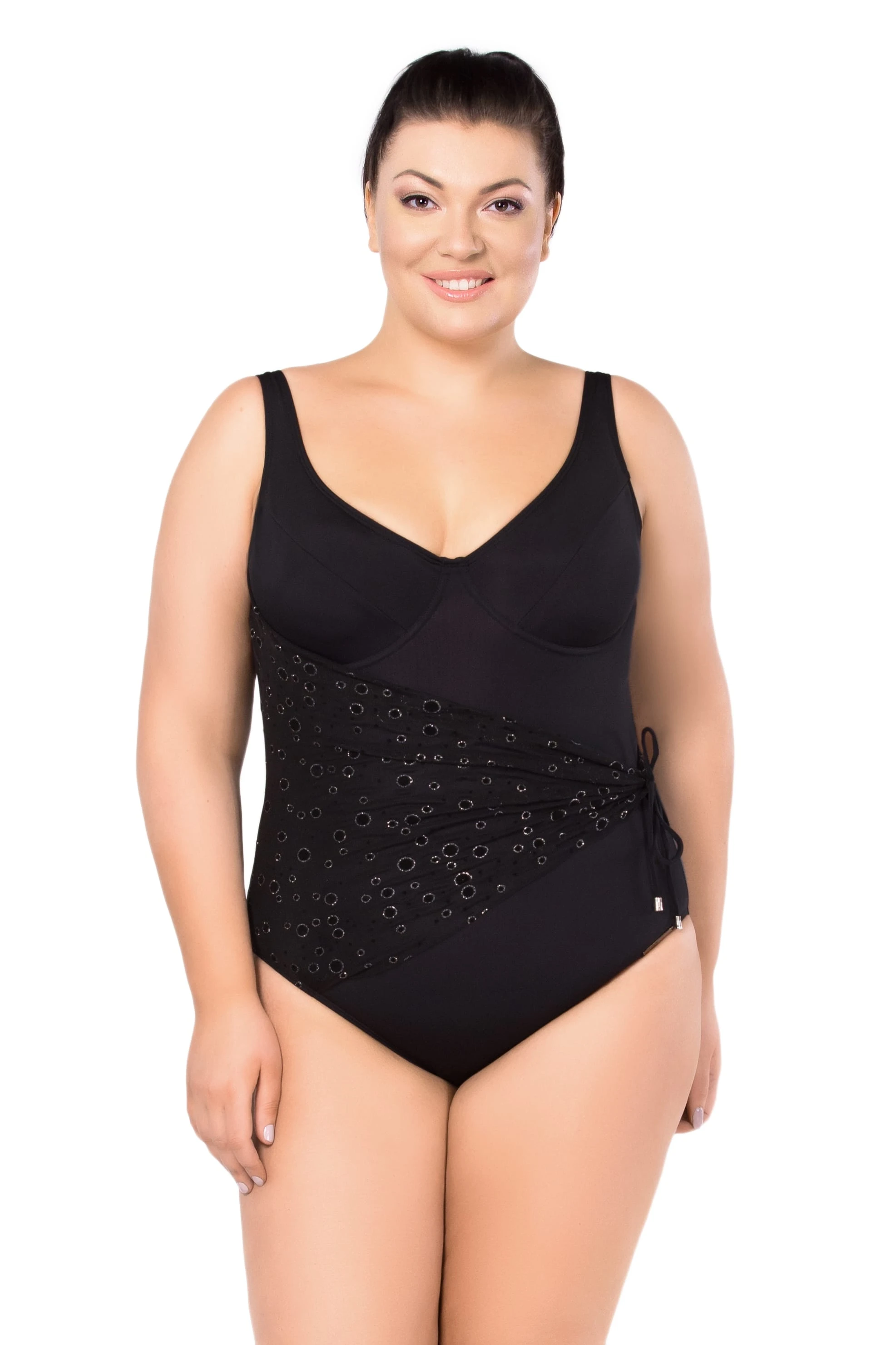 Купальник женский  слитный LS 99-377 (чашки на косточках)